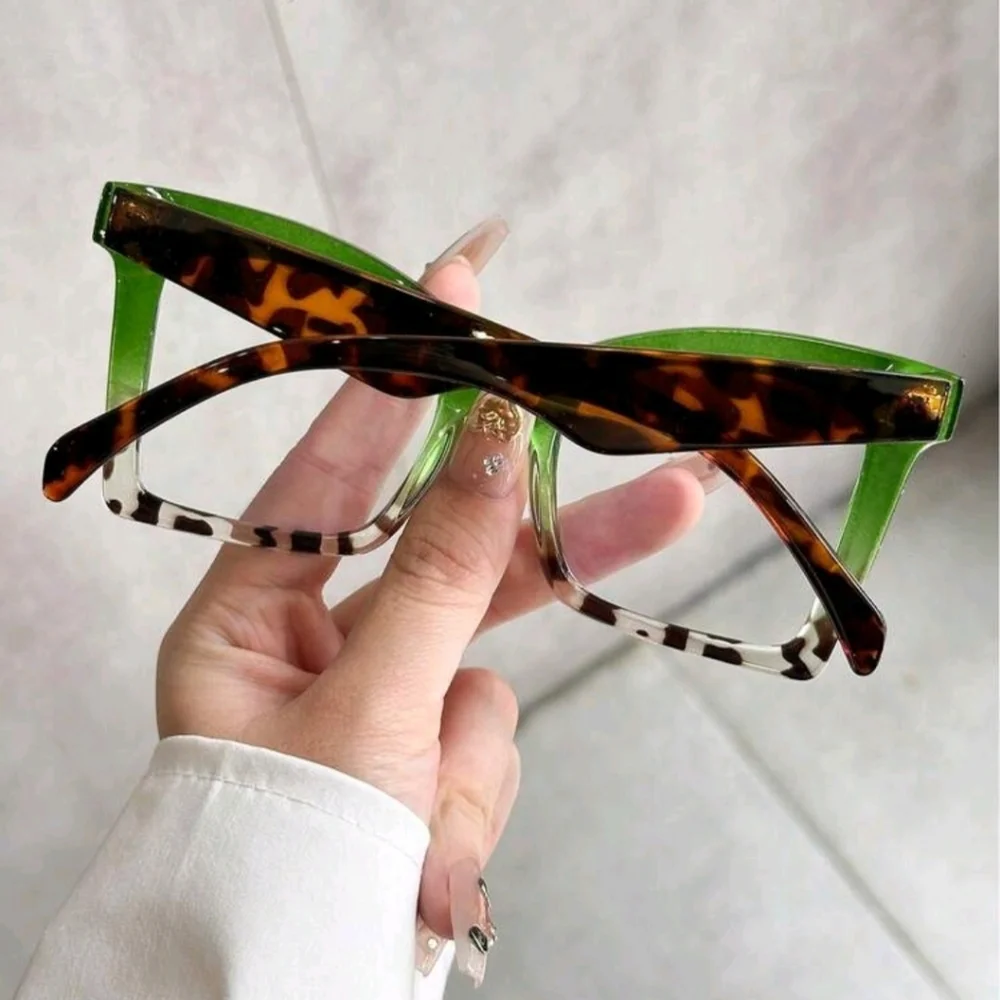 NEW Green Oversize Fashion Transitional Reading (1.00) Glasses